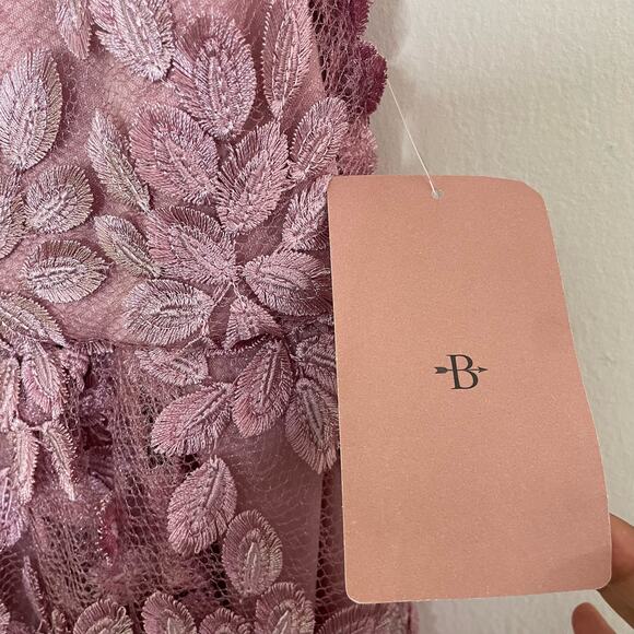 NWT BHLDN Virdia Dress Anthropologie size 10 Floral Applique Wedding Bridal - Picture 9 of 15